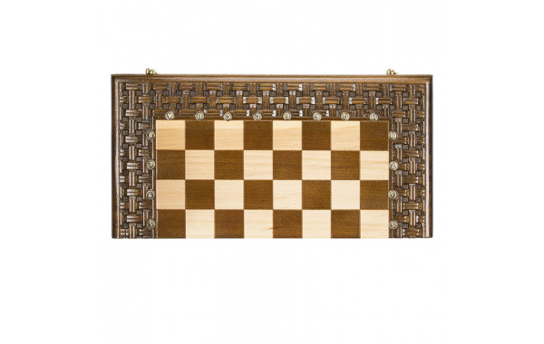 Шахматы + нарды Haleyan резные, Армянский Орнамент 50 kh137-5 600_380