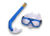 Набор для плавания детский Sportex маска+трубка (ПВХ) E41234 синий