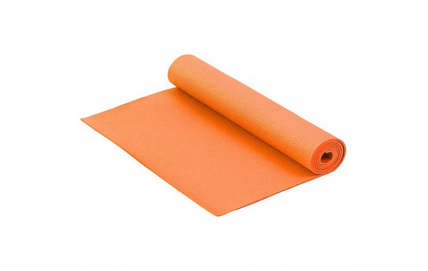 Коврик для фитнеса и йоги Larsen PVC оранжевый р173х61х0,4см 600_380