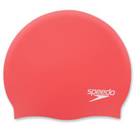 Шапочка для плавания Speedo Plain Molded Silicone Cap 8-70984H191, красный, силикон