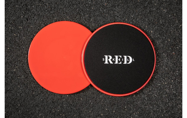 Диски для глайдинга (слайдеры) RED Skill 2 шт, красные 600_380