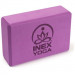 Блок для йоги Inex EVA 3" Yoga Block YGBK3-PL 23x15x7 см, сливовый 75_75