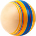 Мяч детский ЭКО ручное окрашивание, d15см, резина Р7-150 мультиколор 75_75
