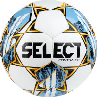 Мяч футбольный Select Contra DB V23, 0853160200, р.3, 32 пан, ПУ, гибрид.сш, бело-голубой