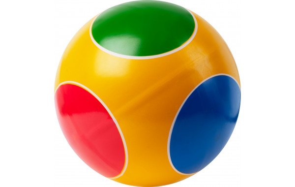 Мяч детский Кружочки ручное окрашивание, d20см, резина Р3-200-Кр мультиколор 600_380