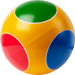 Мяч детский Кружочки ручное окрашивание, d20см, резина Р3-200-Кр мультиколор 75_75