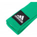 Пояс для единоборств Adidas Elite Belt adiB240K зеленый 75_75