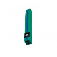 Пояс для единоборств Adidas Striped Belt adiTB02 зелено-синий