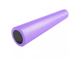 Ролик для йоги полнотелый 2-х цветный, 90х15см Sportex PEF90-46 фиолетовый\черный