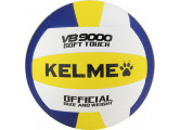 Мяч волейбольный Kelme 9806140-141, р. 5, 18 пан., синт.кожа (ПУ), клееный, бело-желто-синий