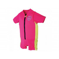 Детский костюм для плавания Speedo Sea Squad Floatsuit розовый-зеленый, 3-4 года