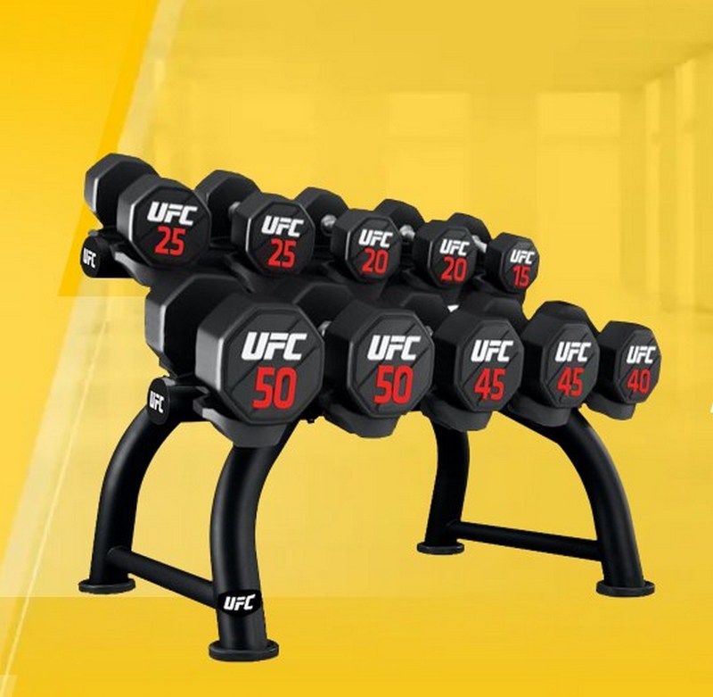 Уретановые гантели UFC Premium 32kg (пара) UFC UFC-DBPU-8320 800_781