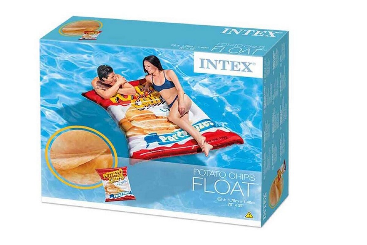 Плот надувной 178x140см Intex Картофельные чипсы 58776 1199_800