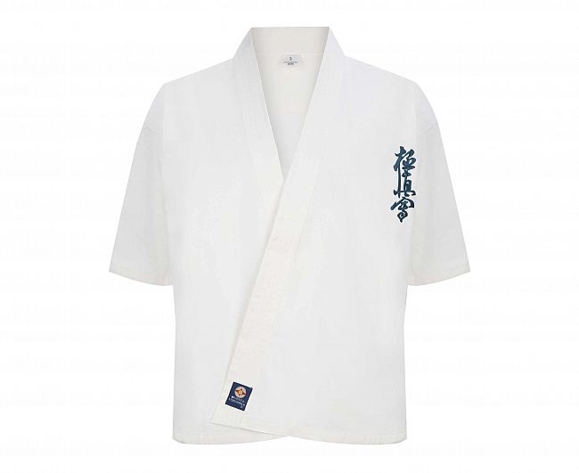 Кимоно для карате киокушинкай детское Clinch Kyokushinkai Active Fight C324 белый 650_531