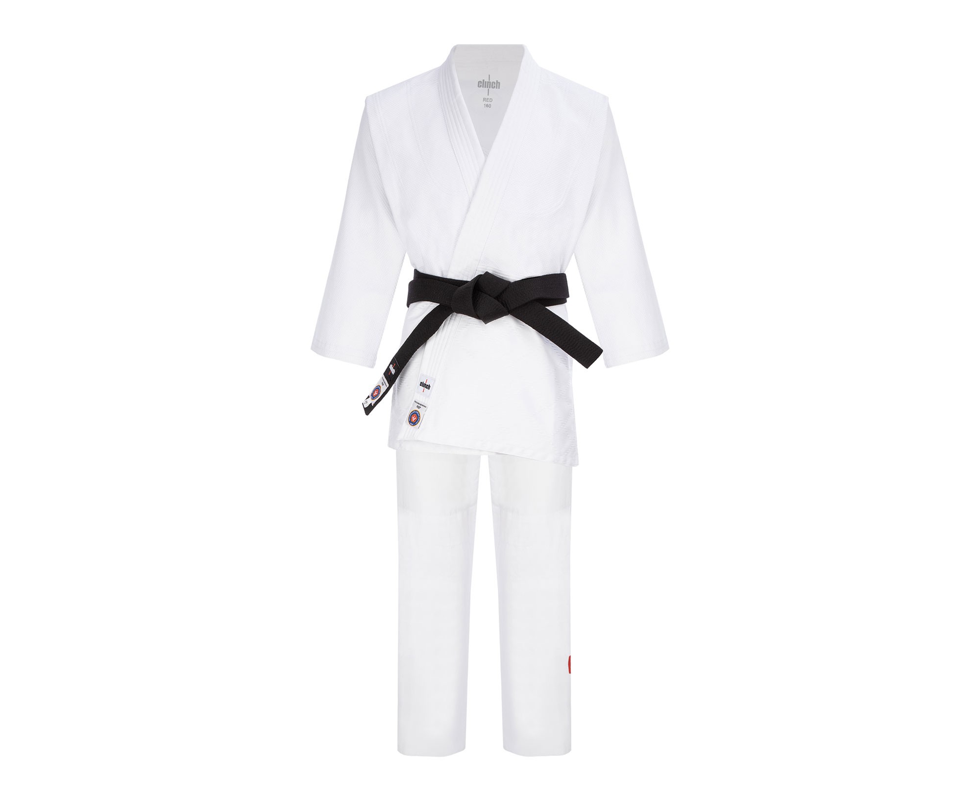 Кимоно для дзюдо Clinch Judo Red FDR C555 белый 2000_1635