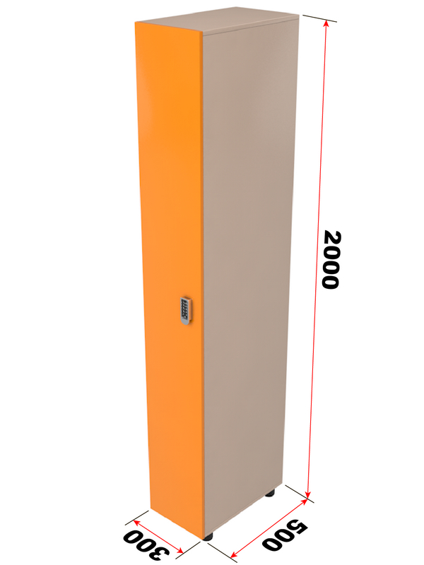 Шкаф для раздевалки ЛДСП 200х50х30(см) Glav 10.2.04 600_800