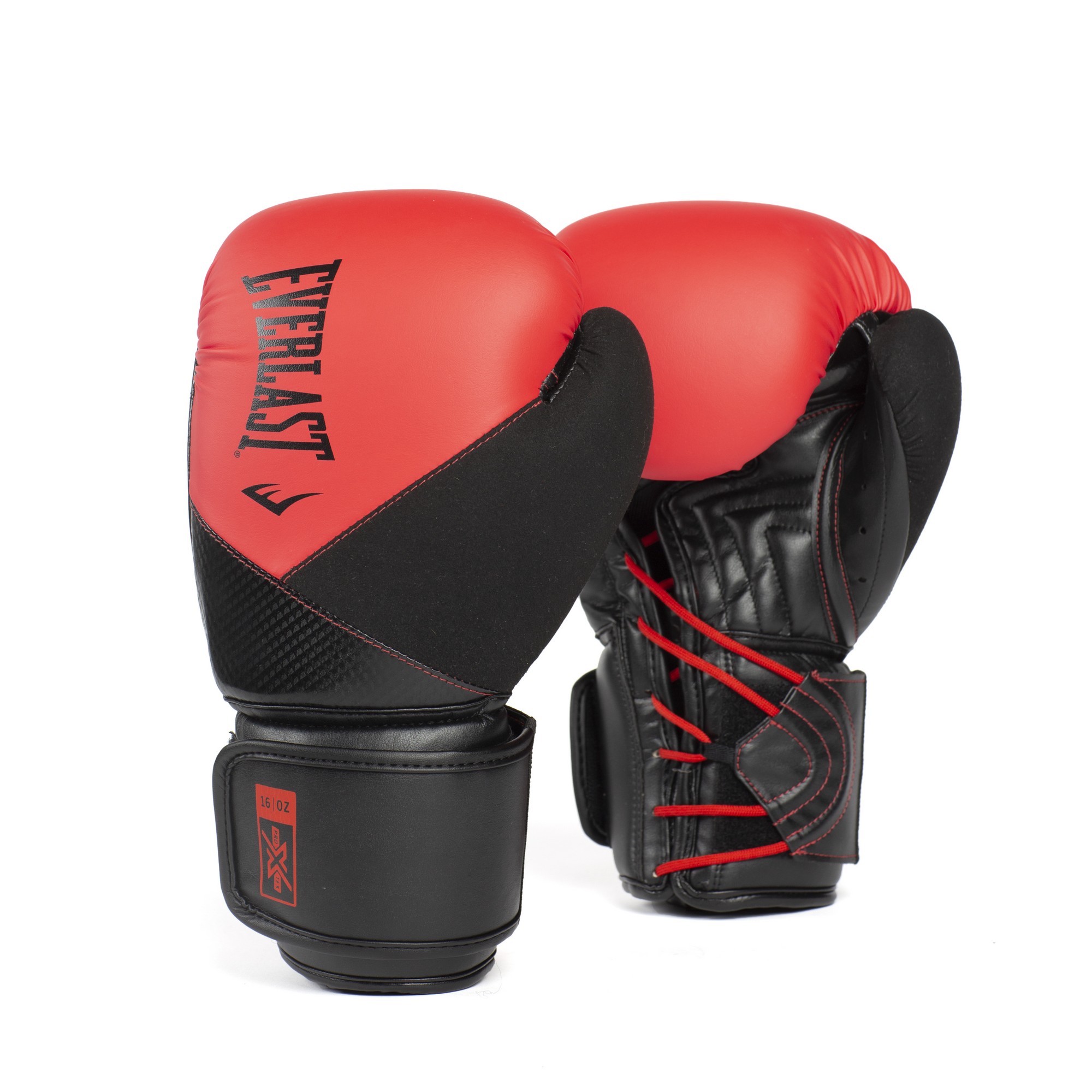 Перчатки тренировочные Everlast Protex PU 14oz P00003367-14 красный\черный 2000_2000