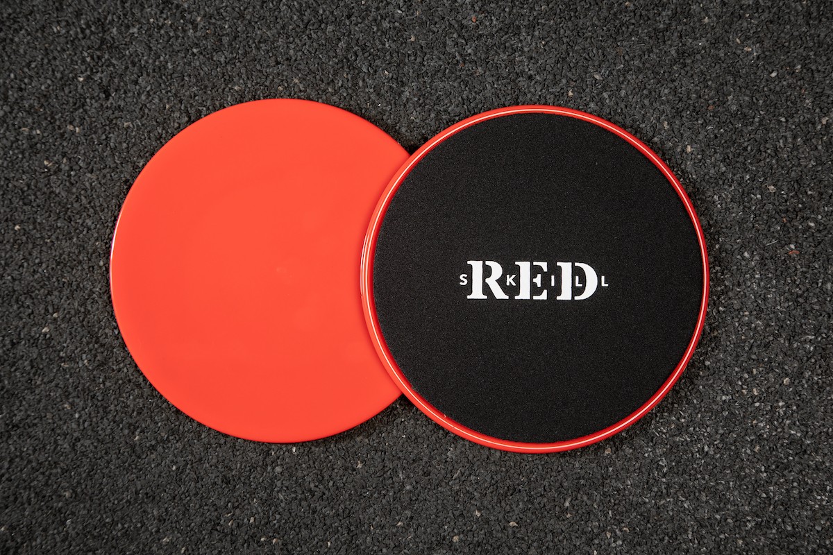 Диски для глайдинга (слайдеры) RED Skill 2 шт, красные 1200_800