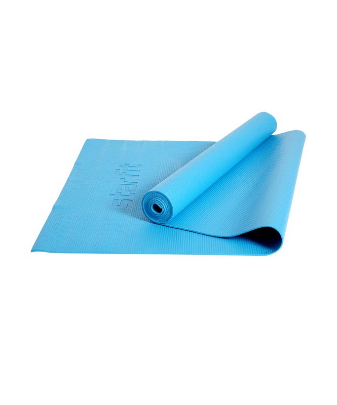 Коврик для йоги и фитнеса Core 173x61x0,3см Star Fit PVC FM-101 синий 665_800