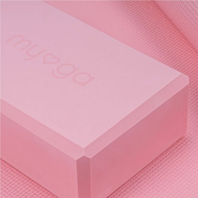 Набор для йоги Myga Yoga Starter Set RY1503 нежно-розовый 800_800