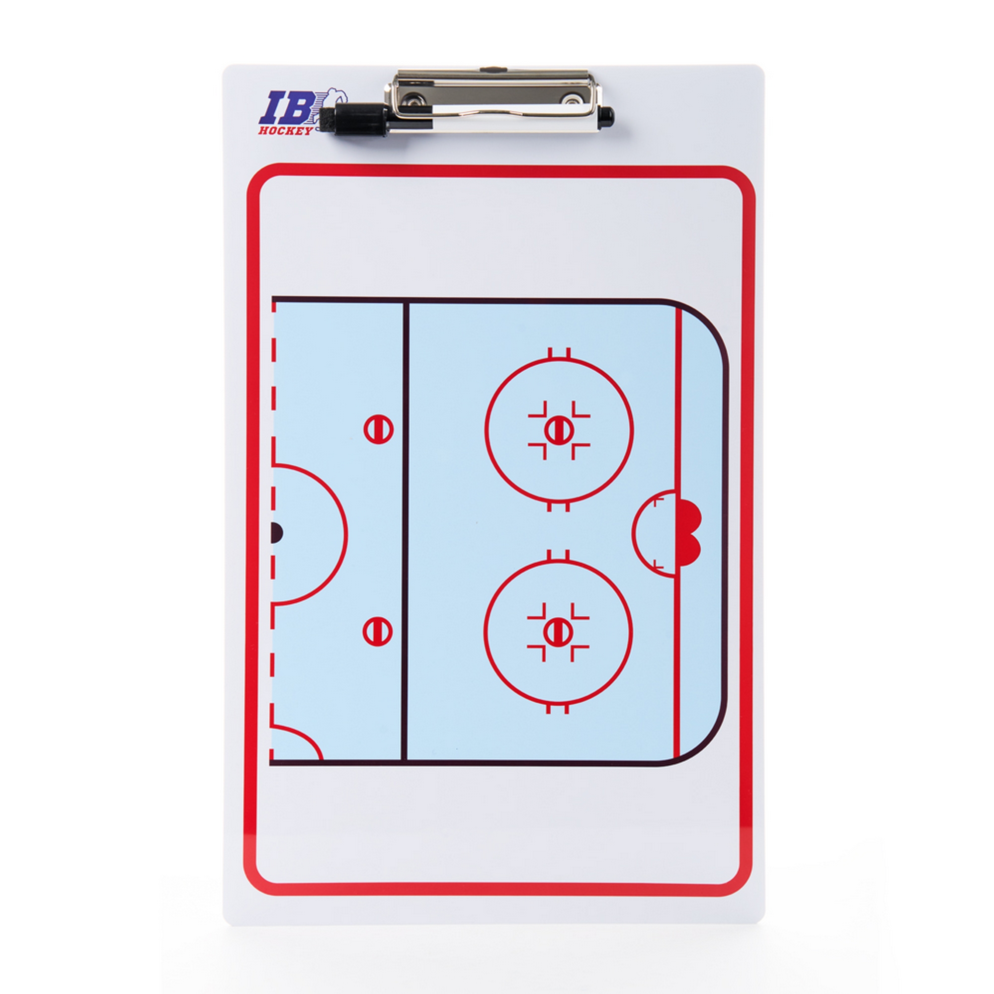 Доска тактическая 25x40см IB Hockey IT-IB-2540 белый 2000_2000