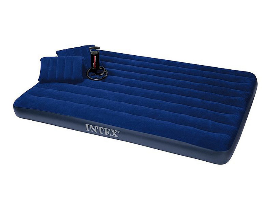 Надувной матрас Intex Classic Downy Bed, 152х203х22см с подушками и насосом 68765 933_700