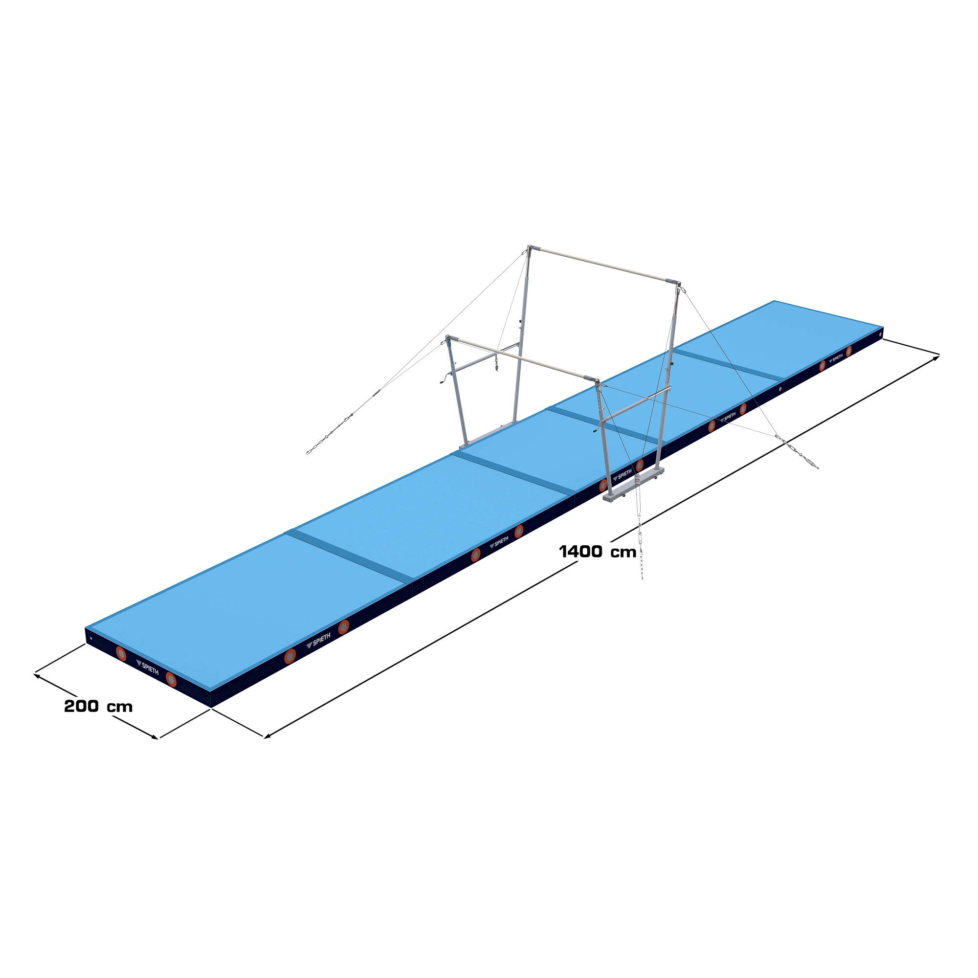 Набор матов "Базовый" для брусьев SPIETH Gymnastics 1565817 2000_2000