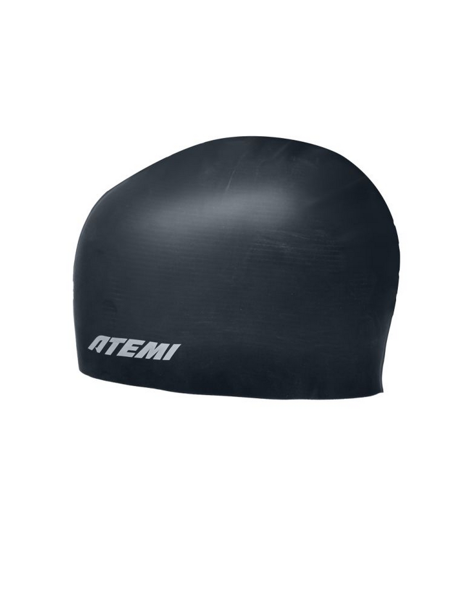 Шапочка для плавания Atemi kids silicone cap Deep black KSC1BK черный 1500_2000