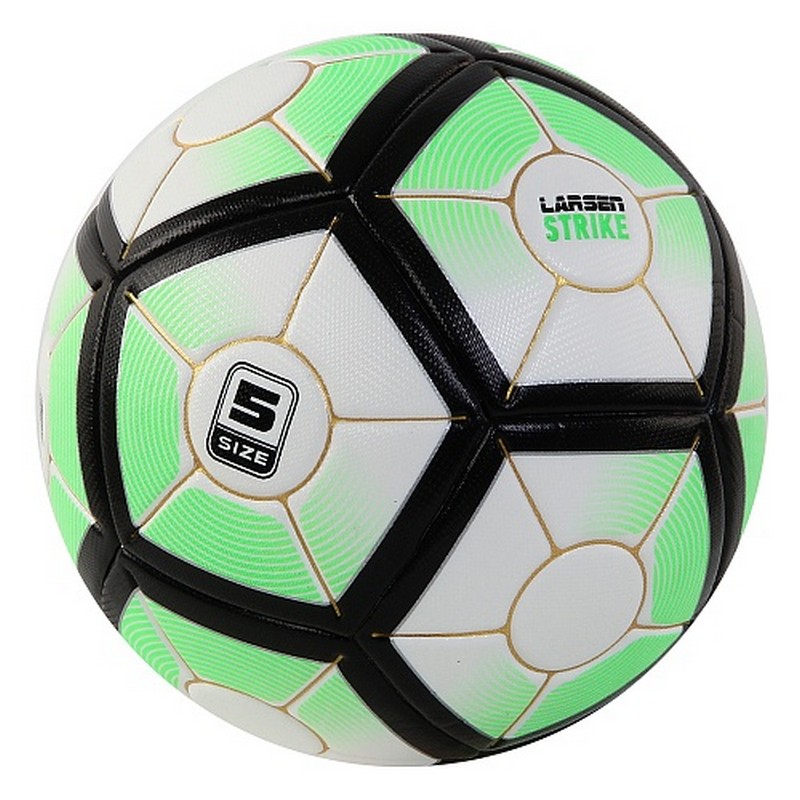 Мяч футбольный Larsen Strike Green FB5012 р.5 800_800