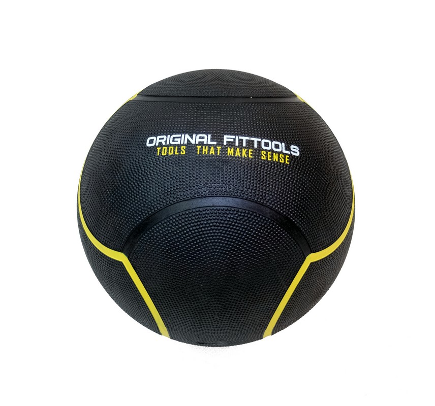 Мяч тренировочный 7 кг Original Fit.Tools FT-UBMB-7 черный 856_800