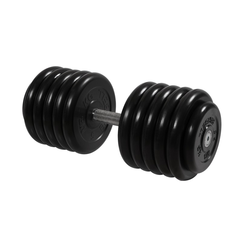 Гантель Профи с вращающейся ручкой, 56 кг MB Barbell MB-FdbM-B56 800_800