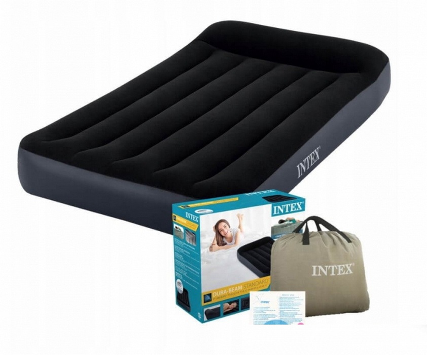 Надвуная кровать Intex Twin Dura-Beam Pillow Rest Classic Airbed 191х99х25 см 64141 842_700