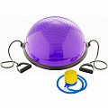 Полусфера Bosu гимнастическая 58см (фиолетовый) с эспандером и насосом (B31660) BOSU055-19 120_120