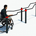 Рукоход для инвалидов-колясочников многоуровневый W-8.01 5194 120_120