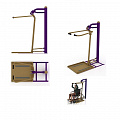 Тренажер для инвалидов-колясочников Вертикальная тяга Hercules УТМ-003 120_120