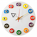 Часы настенные Weekend 12 шаров d20,5 см 40.131.12.0 белые, пластик 120_120